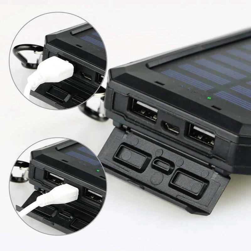 Зарядка сокровище портативная солнечная батарея 20000Mah зарядное устройство