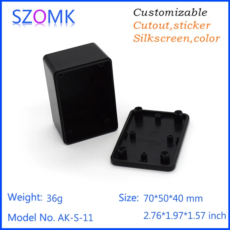 Diy коробка Китайский рынок электронный корпус пластиковый чехол (4 шт.) 70*50*40 мм