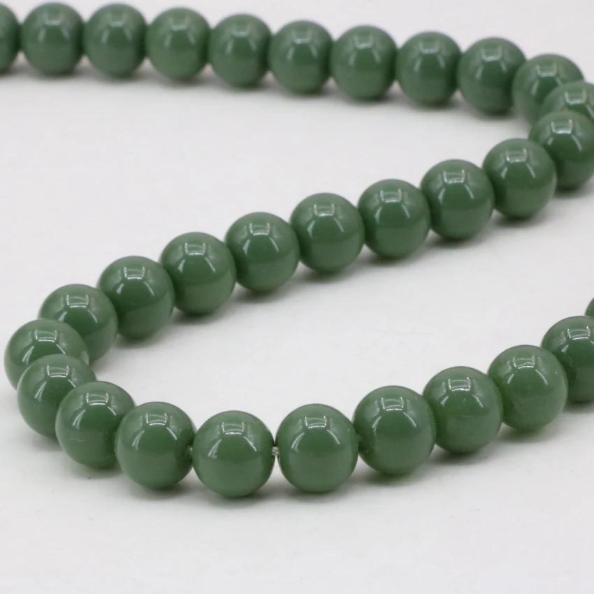 Круглые стеклянные подвески конфетных цветов для выпекания 8 мм россыпью женские