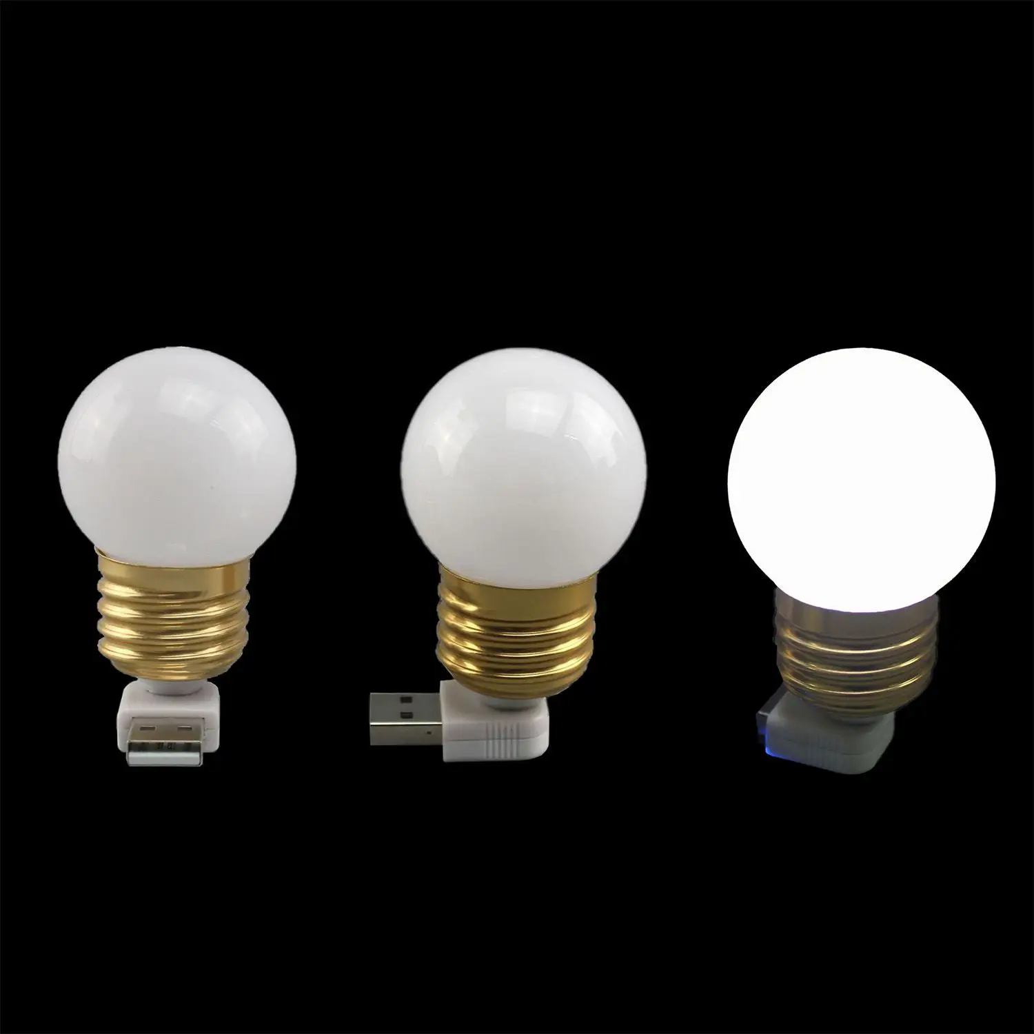 Большие распродажи USB LED лампочка Мини ночник светодиодная на настольную лампу для ноутбука, настольную лампу, зажимную лампу, гибкую USB наружную фонарик, аварийную лампу.