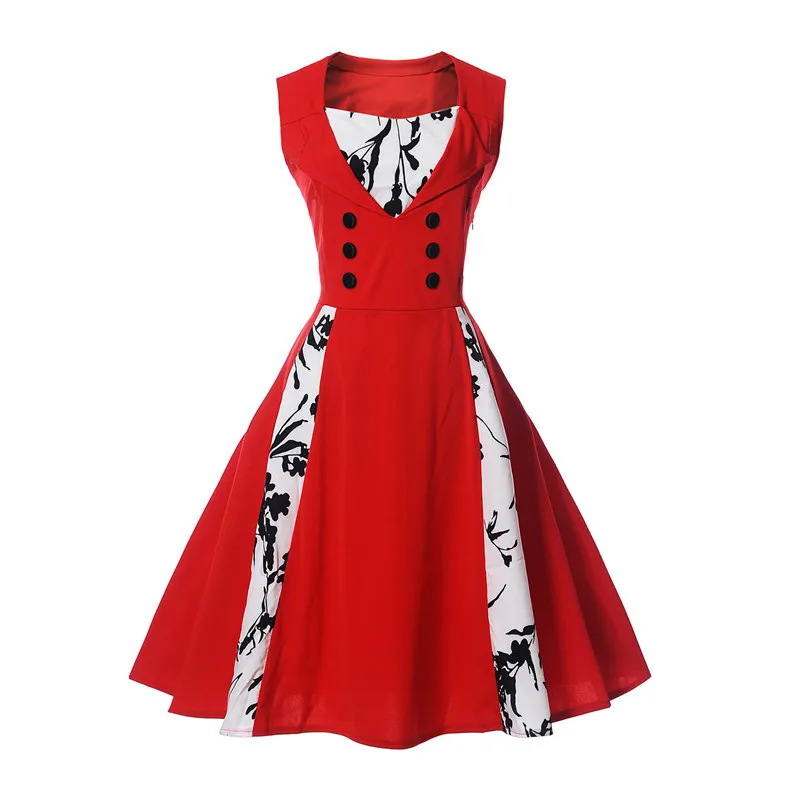 Европейский стиль женщины хорошее качество цветочный 2017 Новый платье дамы