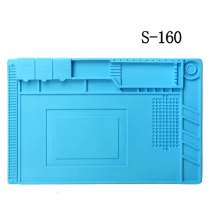 Паяльная станция с теплоизоляцией, мягкий силиконовый коврик, рабочий стол, платформа для обслуживания BGA, паяльная ремонтная станция