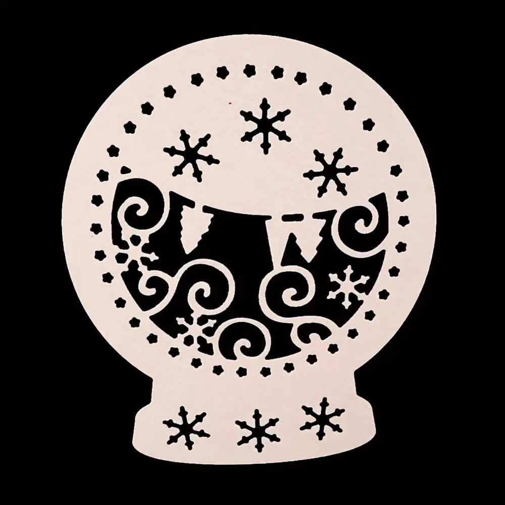 Snowflake Frame Metal Cutting Dies and Stamps New 2019 for Craft Scrapbooking Album Embossing Word Die Cut Paper Stencil | Дом и сад