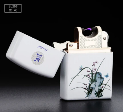 Зажигалка популярная китайская национальная ветрозащитная USB зарядка более