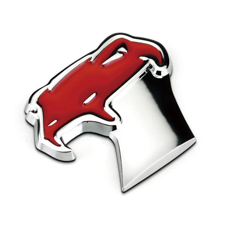 3D металлический Красной головой змеи Стикеры для Dodge Viper Challenger Калибр RAM Charger