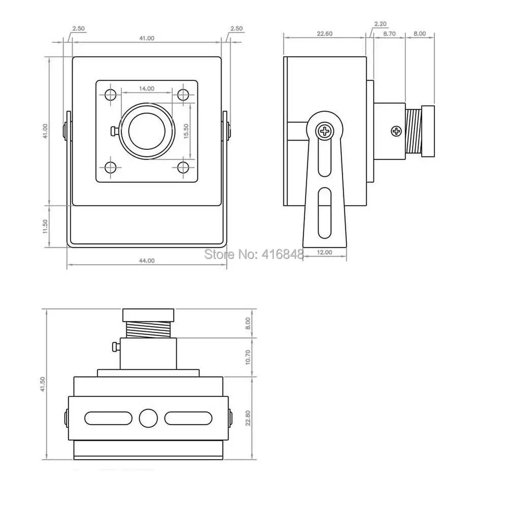 640X480 распознавание лица USB камера наблюдения мини корпус Профессиональный с