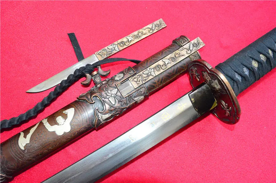 Китайская точилка Red/Army DaDao broadsмеч Machete 1090 лезвие из высокоуглеродистой стали|blade