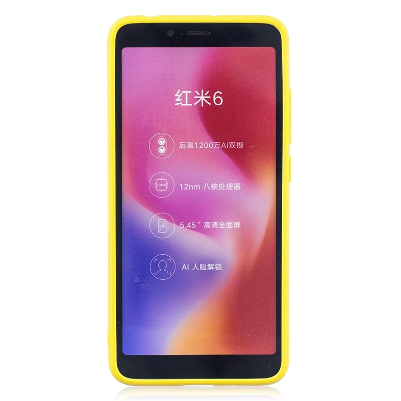 Чехол для Redmi 6A чехол Xiaomi Ультратонкий силиконовый телефона Xiomi etui женщин |