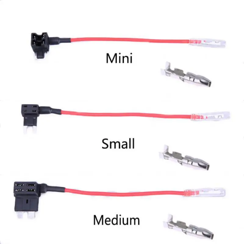 ATO ATC Add A Circuit Fuse Tap Piggy Back Standard Blade Holder с 20A MINI/SMALL/MEDIUM New|Перемычки| |