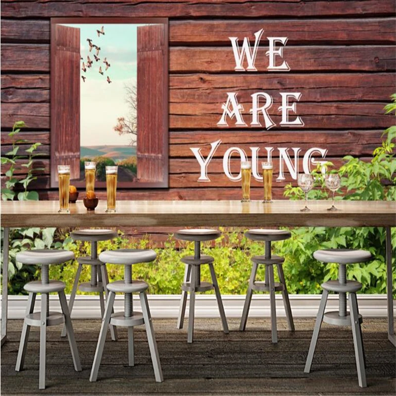 Декоративные обои beibehang в стиле ретро с изображением промышленного ветра большие