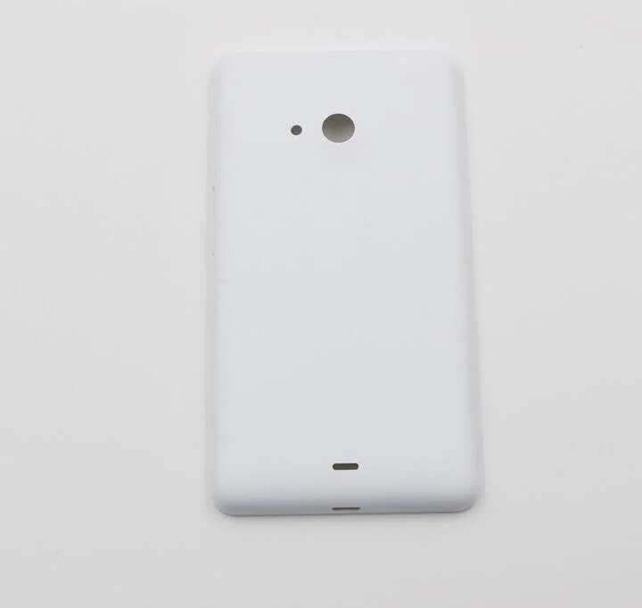 white Чехол на заднюю панель для microsoft lumia nokia 535, задняя крышка для nokia 535, чехол на батарейку без логотипа+ 1 пленка на экран - Цвет: white