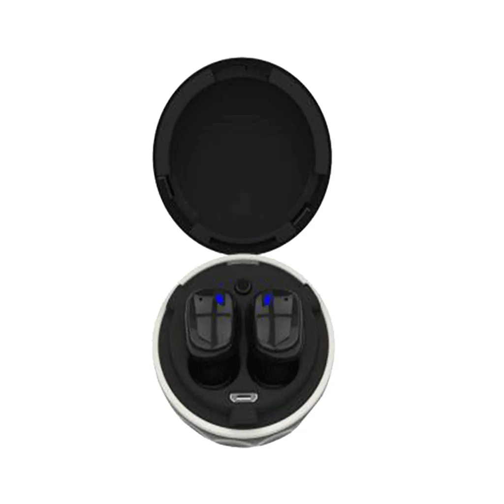 Близнецы Беспроводной Bluetooth 4 1 Стерео Гарнитура вкладыши наушники с микрофоном