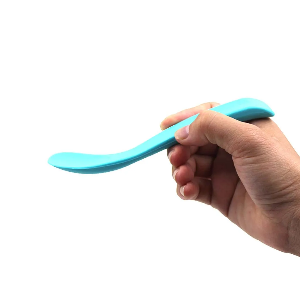 Кухонная утварь красочная ложка ложки с ручкой силиконовая ложка Flatware Детские Ложки кухонная утварь De Cocina