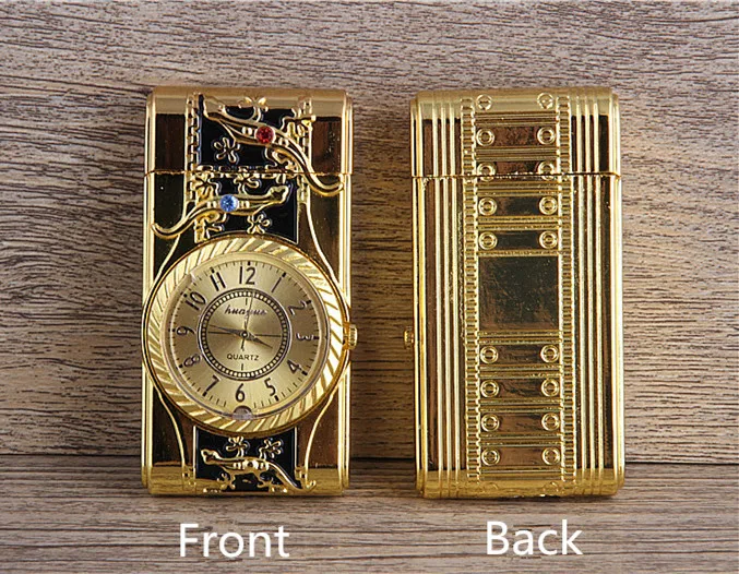 Творческий Многофункциональным Металлический Ветрозащитный Часы Сияющий