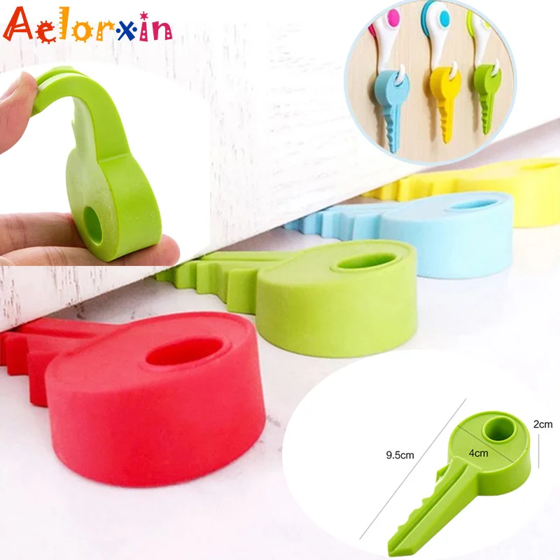 Симпатичная дверная пробка в форме листьев для безопасности детей дизайн ключа