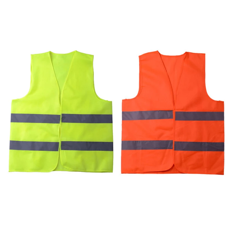 

Hot Motorcycle High Visibility Safety Reflective Vest Warning Waistcoat Reflective Stripes Jacket JLD