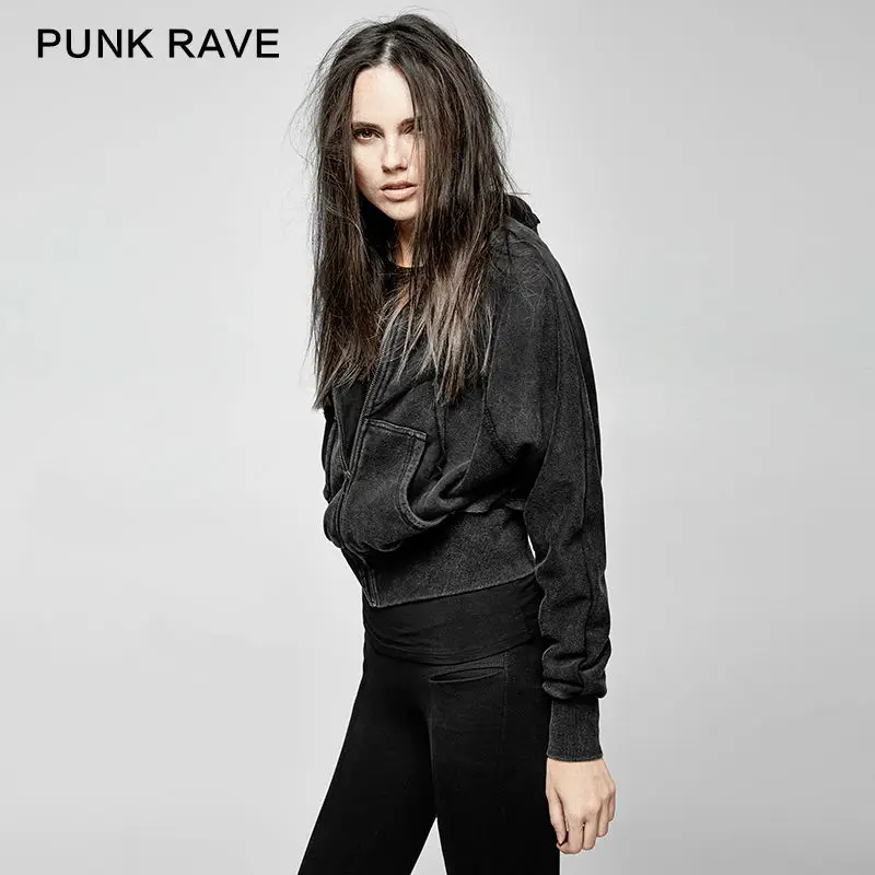 Панк рейв сексуальный новый модный рок готический Повседневный Женский Темный