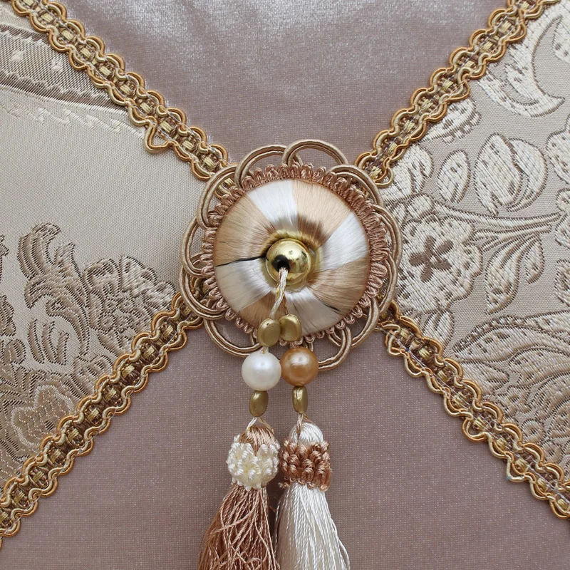 ROMORUS Роскошные наволочки высшего класса с кисточками европейские Квадратные для