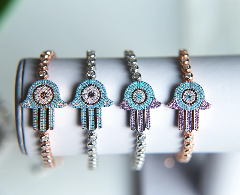 2017 высокое качество синий фиолетовый турецкий модный Фатима теннис AAA кубический