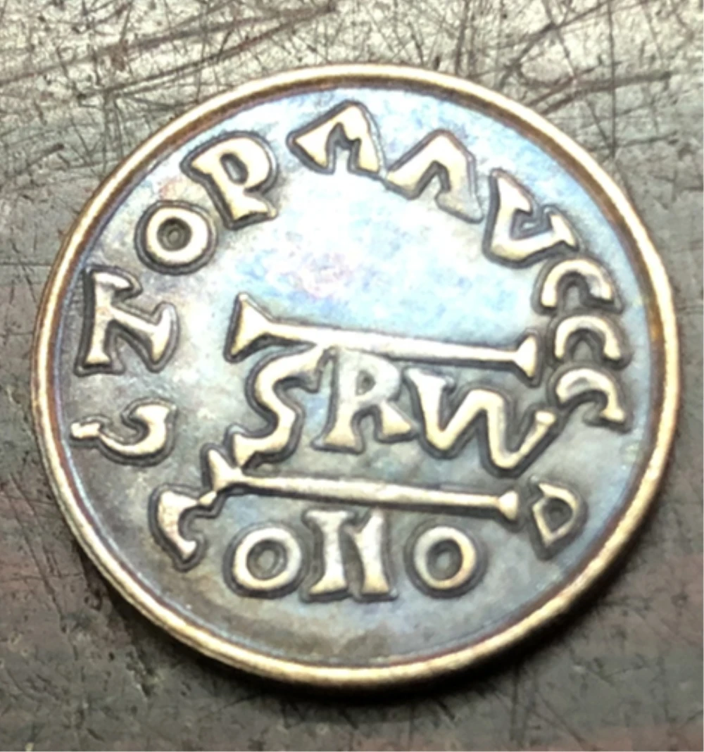 491 518 лет Gepid Kingdom 1/2 Siliqua в имени Anastasius I Sirmium. Большой бюст с SRW копировальной