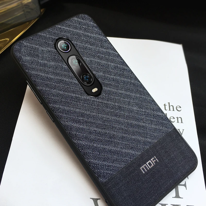 Чехол Mofi для Xiaomi K20 Pro чехол из ткани в деловом стиле Redmi темного цвета | Мобильные