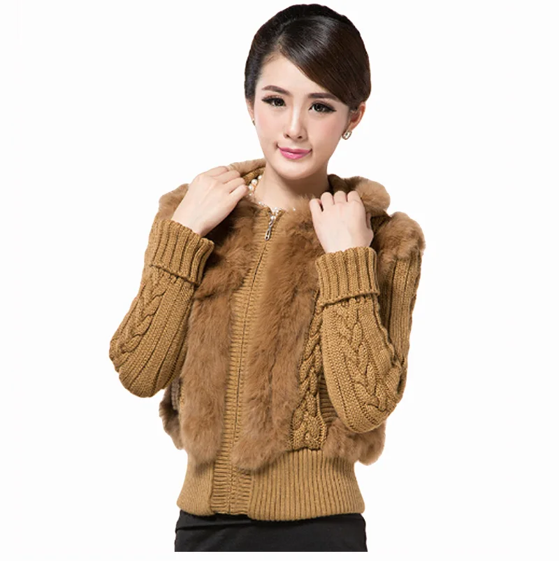 Женский Повседневный свитер с длинным рукавом и круглым вырезом Flying ROC вязаный