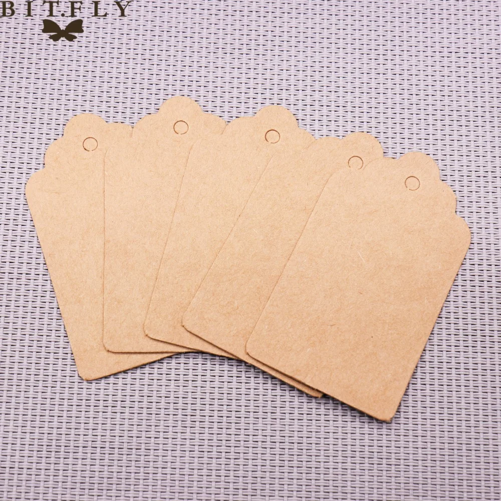 100 шт. прямоугольные бирки из крафт бумаги 3 размера|scrapbooking kraft paper|blank scrapbookspaper tags |