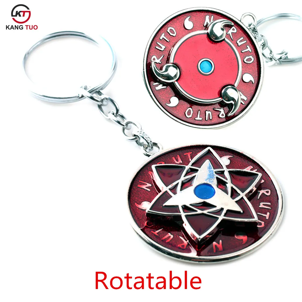 Лидер продаж брелок Sasuke поворотный из сплава высокое качество подвеска для