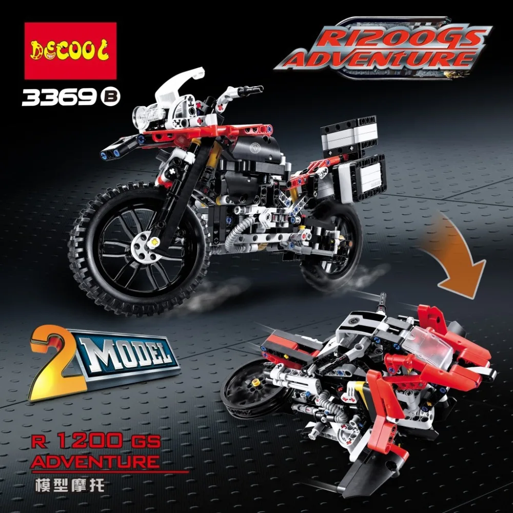 Город совместимые Legoed Technic мотоцикл мото гоночные мотоциклетные комплекты