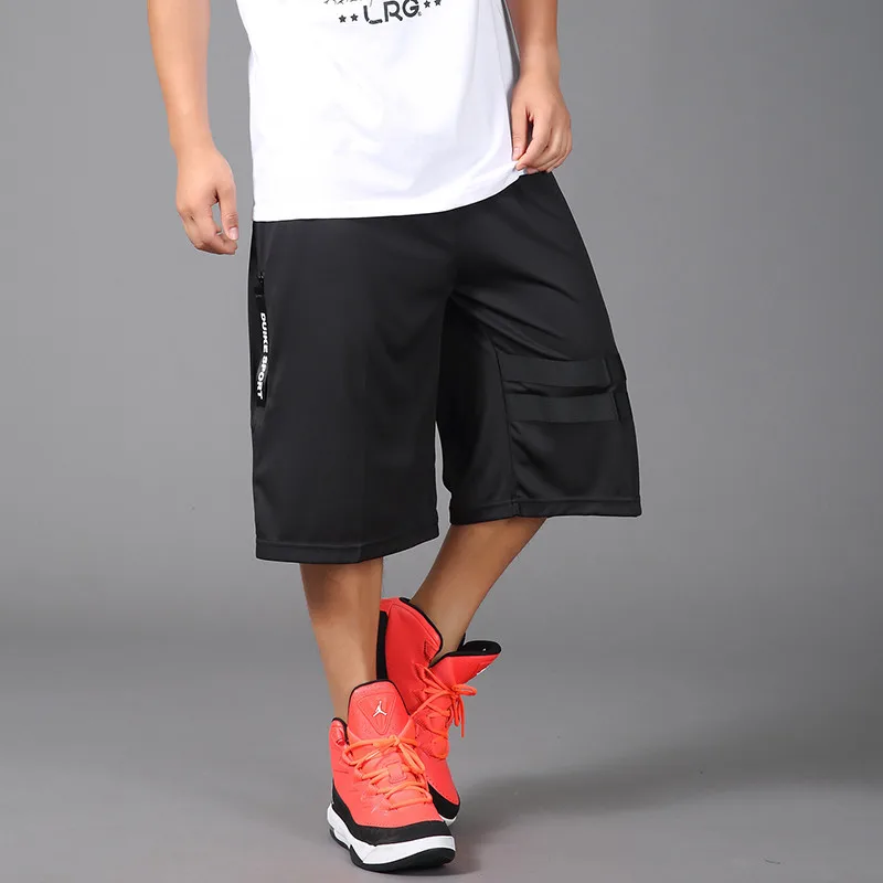2019 New Men Baskateball Shorts Summer Casual Inner Mesh Thin Baggy Sport Skateboarder Low Crotch Loose Hip Hop Big Sizes | Мужская
