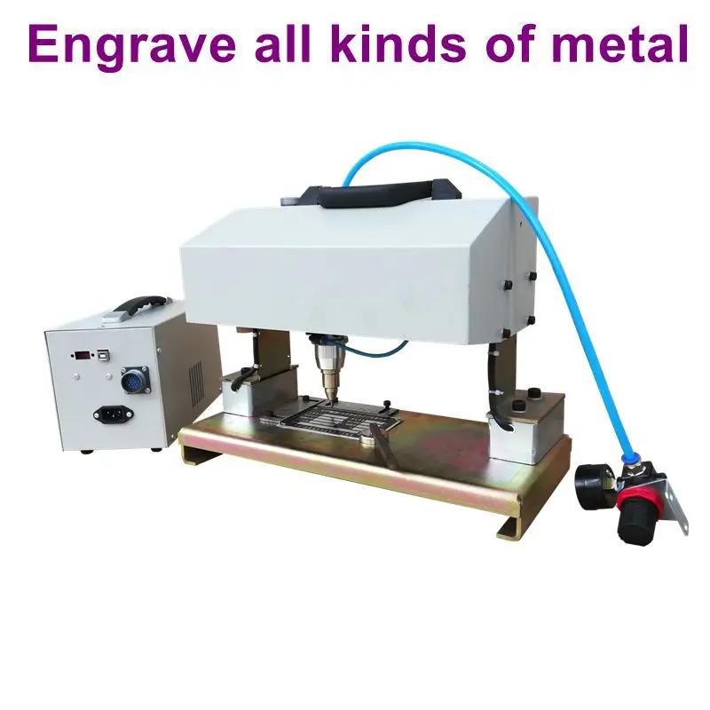 Portable metal engraver Dot Peen Marking Machine chassis number Pneumatic dot peen marking metal engraving machine for nameplate