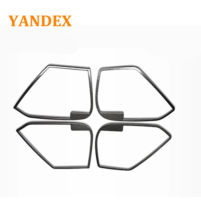 Яндекса матовый черный отделка из нержавеющей стали двери динамик крышка 4 шт.