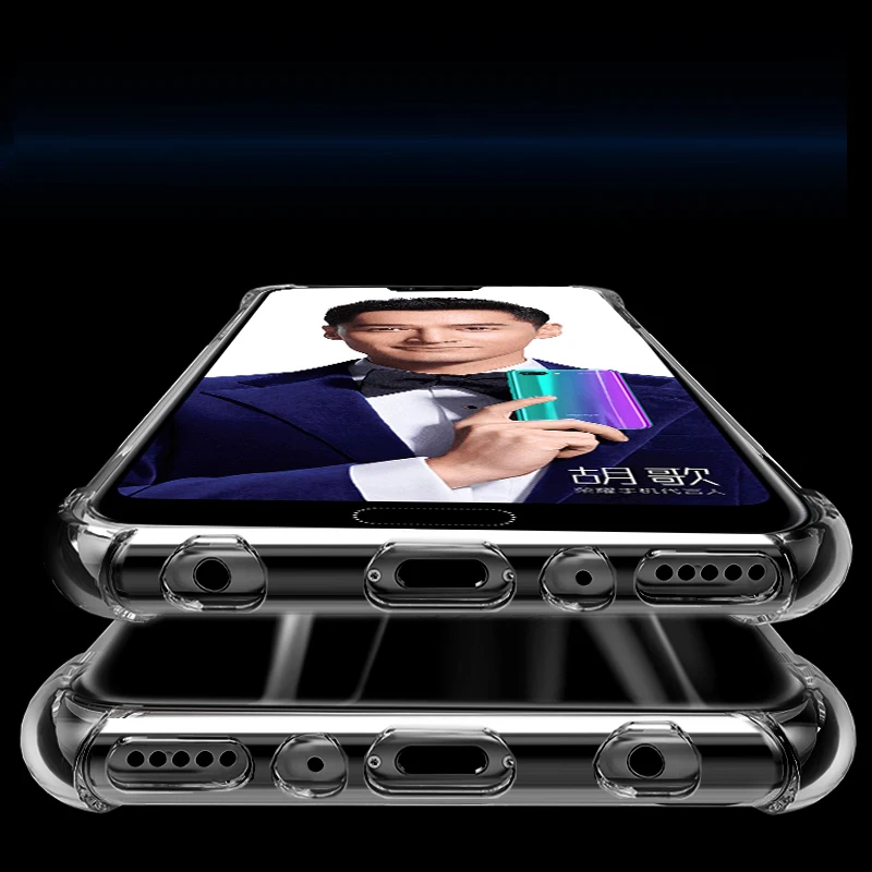 Прозрачный мягкий Силиконовый противоударный чехол из ТПУ для huawei Nova3 Honor 8X 6A 7X 7A 9 10 Pro P20 P10 P9 lite противоударный чехол s