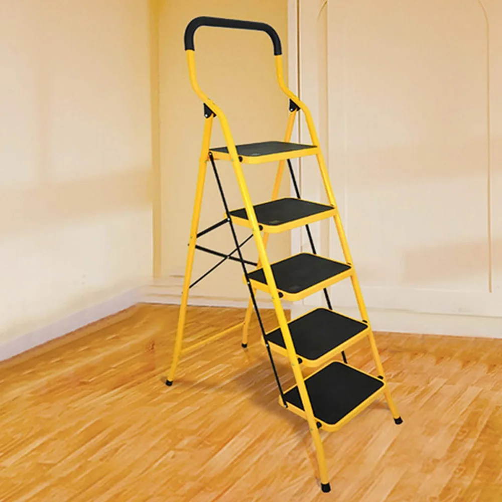 5 ступенчатая Складная безопасная лестница нескользящая для кухни гаража