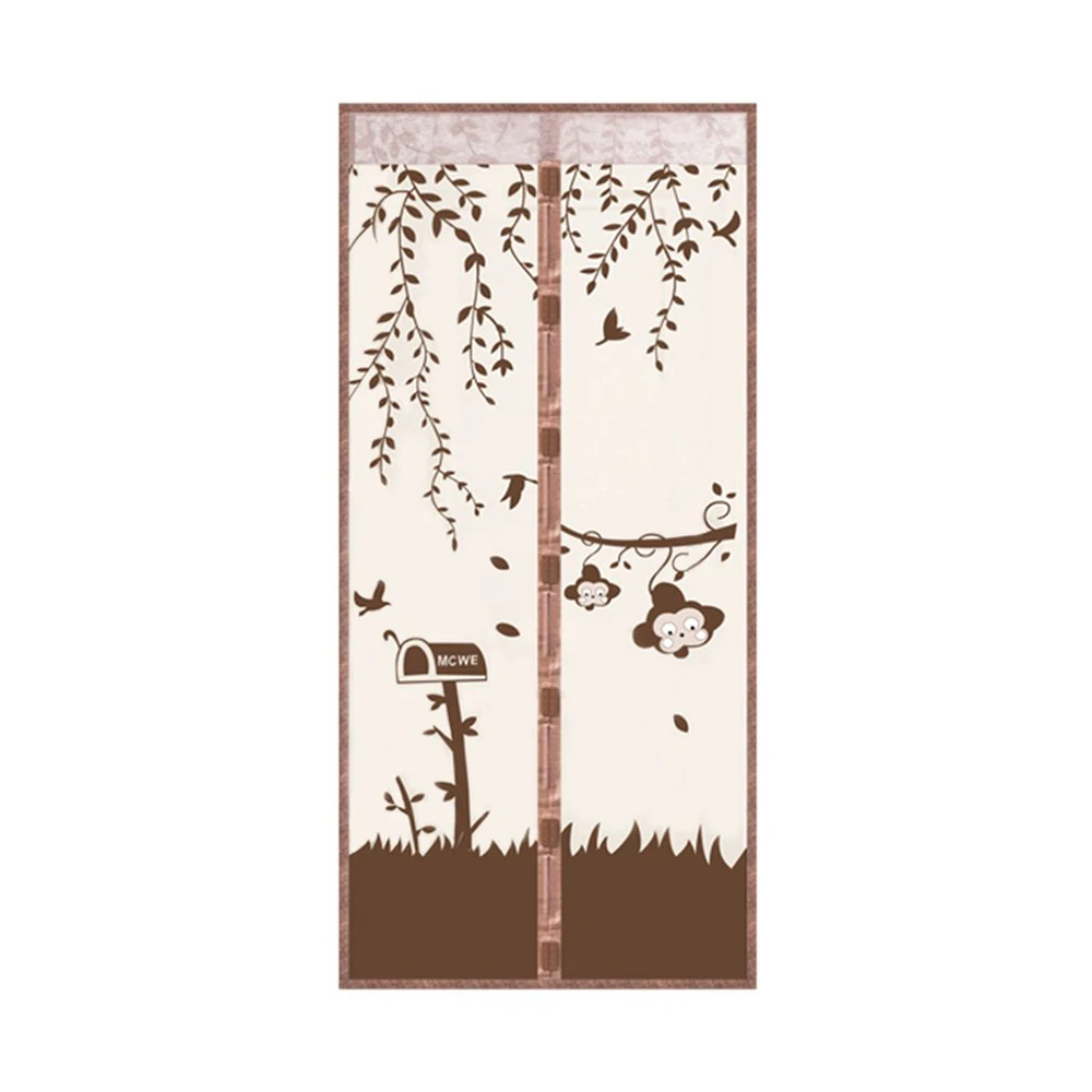 210 x 90cm Magnetic Mesh Screen Door - Hands-Free, Automatic Closing Magnet Curtain for Summer Pest Control in Kitchen Window - Mosquito Net image 2