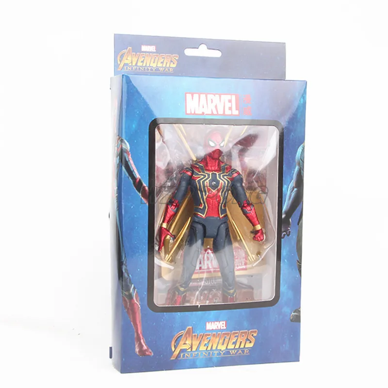 Marvel аниме Удивительный Человек паук игрушки с супергероями фигурку совместное