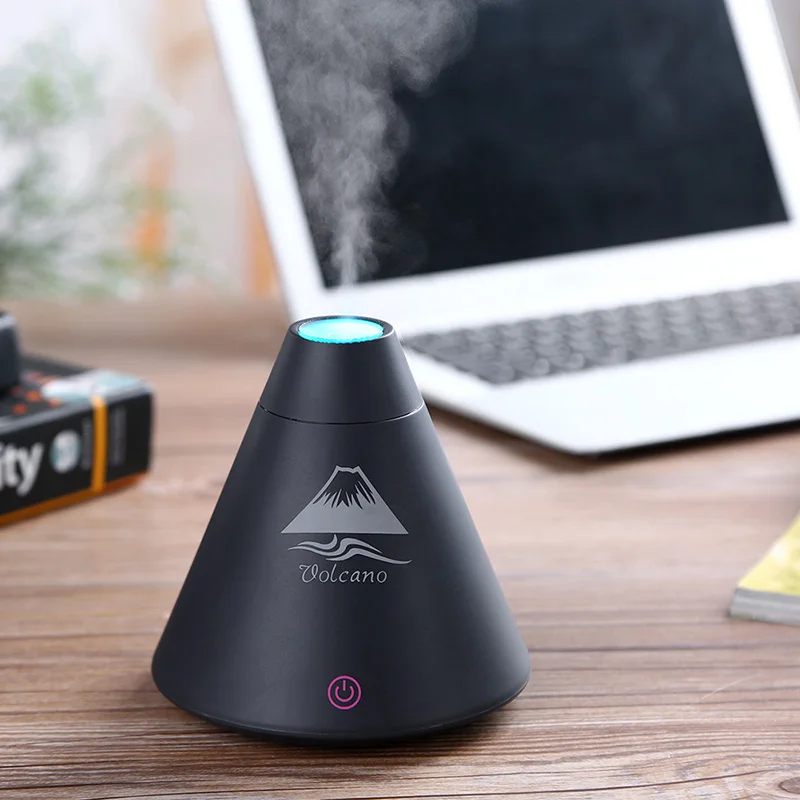 Aroma Essential Oil Diffuser USB Ultrasonic Volcano Humidifier with LED Light for Office Home Air Freshener | Автомобили и