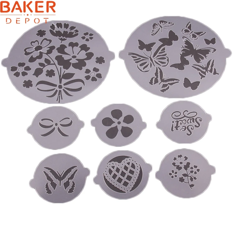 BAKER депо для DIY торта на день рождения распылительная форма украшения трафарет