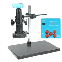 30mp 1080p 60fps 2k hdmi usb digital industrial video microscope camera system 180x 300x c mount lens for phone pcb soldering
