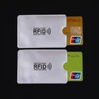 Алюминиевый защитный кошелек для карт, с защитой от Rfid-считывания, держатель для банковской кредитной карты