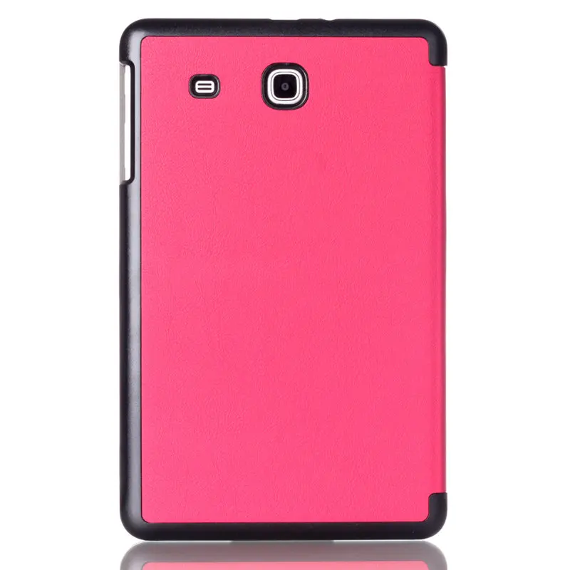 Ультра тонкий легкий Кастер 3-складной Folio Stand В виде ракушки рукава чехол для Samsung