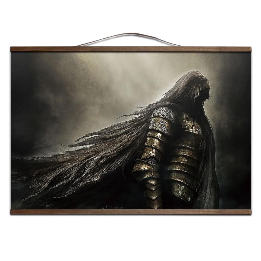 3 Dark Souls 2 3 плакат для HD холст декоративные постеры живопись с твердой древесины Висячие свиток - Цвет: 3