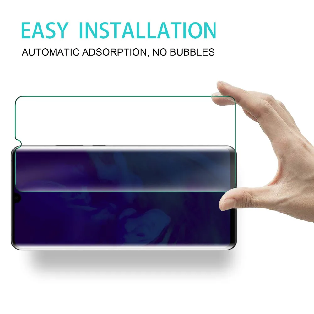 2 шт. закаленное стекло для Huawei P30 Lite Защитное экрана Защитная пленка телефона на