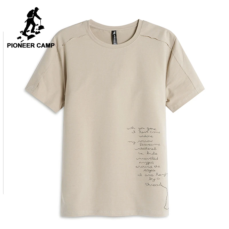 Мужская футболка с коротким рукавом Pioneer camp Высококачественная эластичная цвета