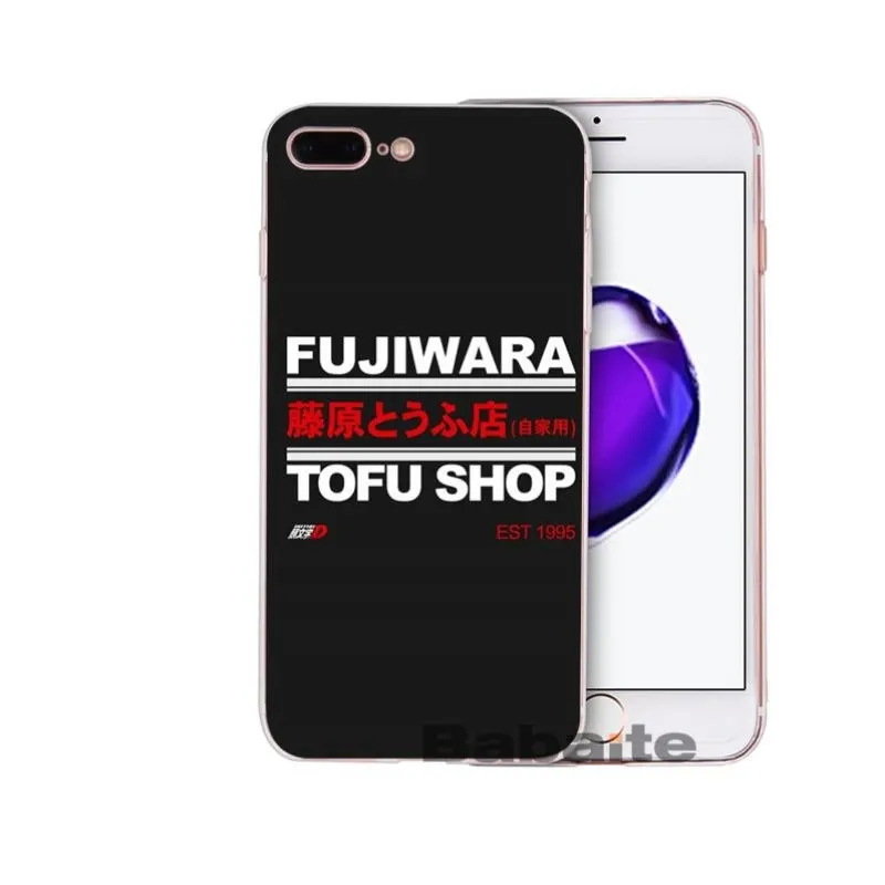 Babaite INITIAL D DIY печать рисунок чехол для телефона Apple iPhone 8 7 6 6S Plus X XS MAX 5 5S SE XR