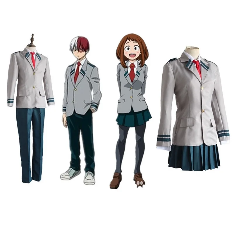 Boku no Hero мой герой академический косплей костюм школьная форма Ochaco Uraraka Midoriya Izuku