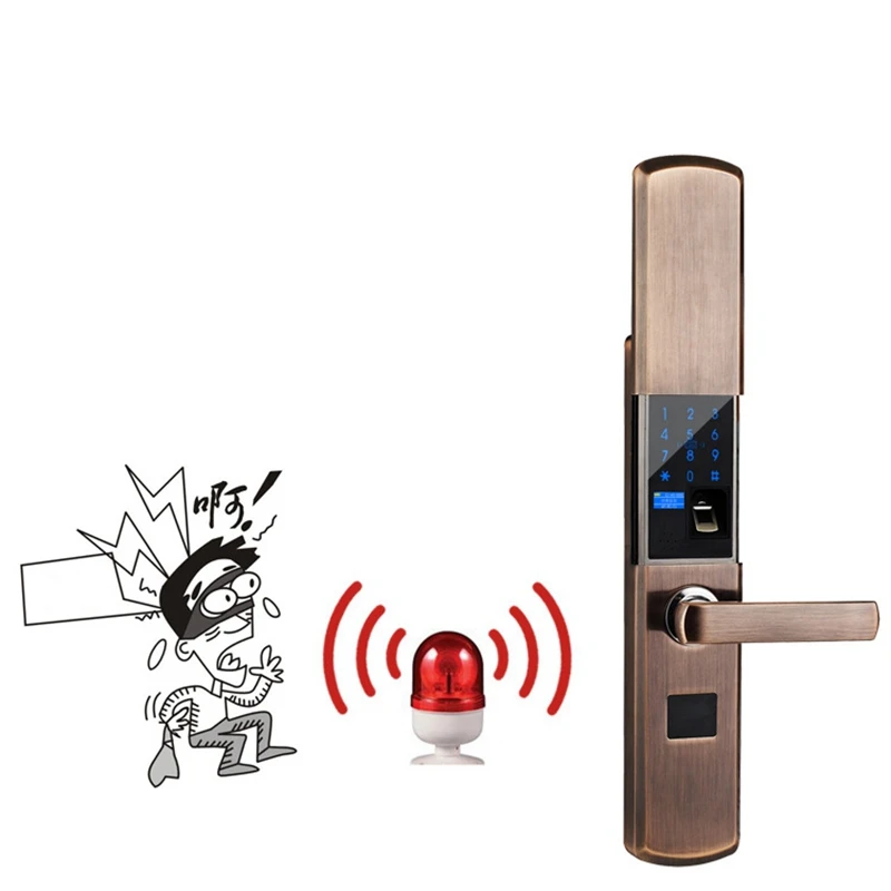 Security Smart Fingerprint Lock Digital Electronic Door Lock For Home Anti-theft Intelligent Lock Password RFID Card