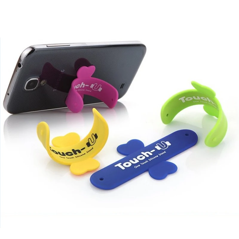 Мини One Touch u-образный силиконовый держатель для мобильного телефона Портативная