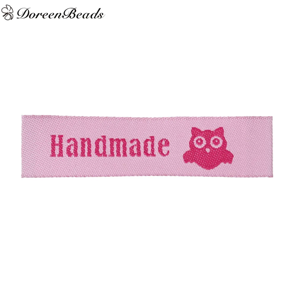 DoreenBeads териленовые тканые этикетки с принтом бирки Сделай Сам Скрапбукинг