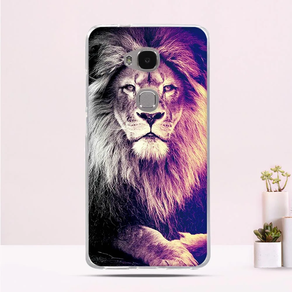 Задняя крышка для Huawei Honor 5X чехол GR5 силиконовые ТПУ чехлы телефонов Ультратонкий